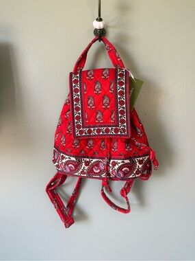 Vera Bradley | Bags | Vera Bradley Nwt Vibrant Red Floral  display picture 3